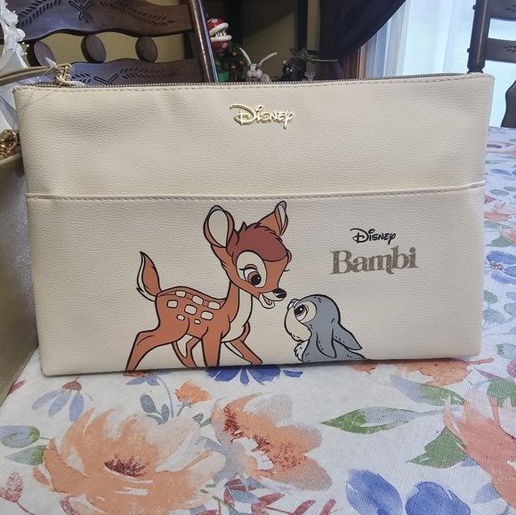 NWT Disney Bambi 2 in 1 Makeup Bag - Picture 6 of 7